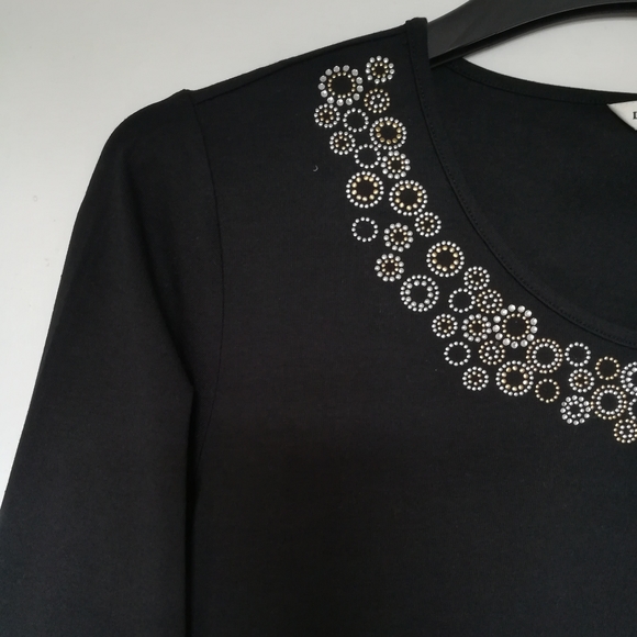 Laura Ashley round neck blouse, size  l petite. - Picture 7 of 7